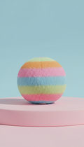 Plush Rainbow Squeaky Toy