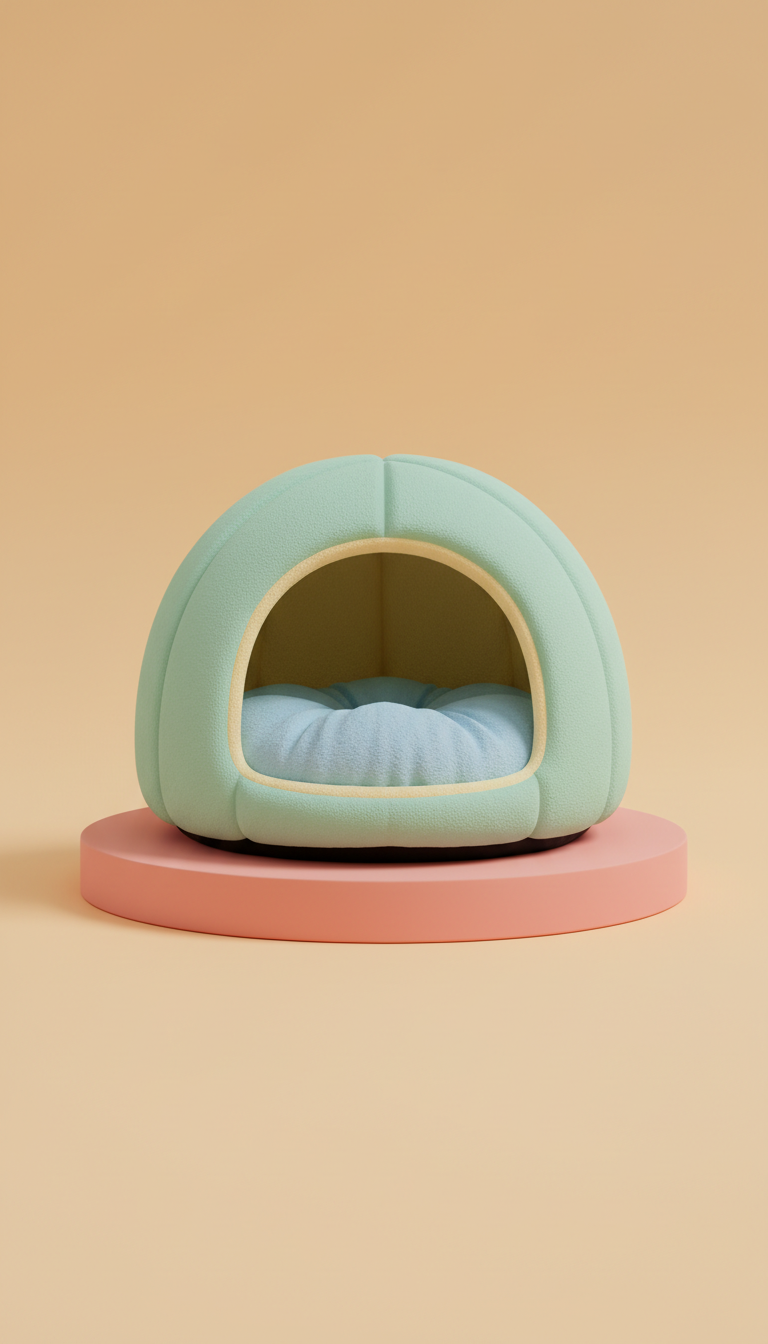 Minty Dream Cat Bed