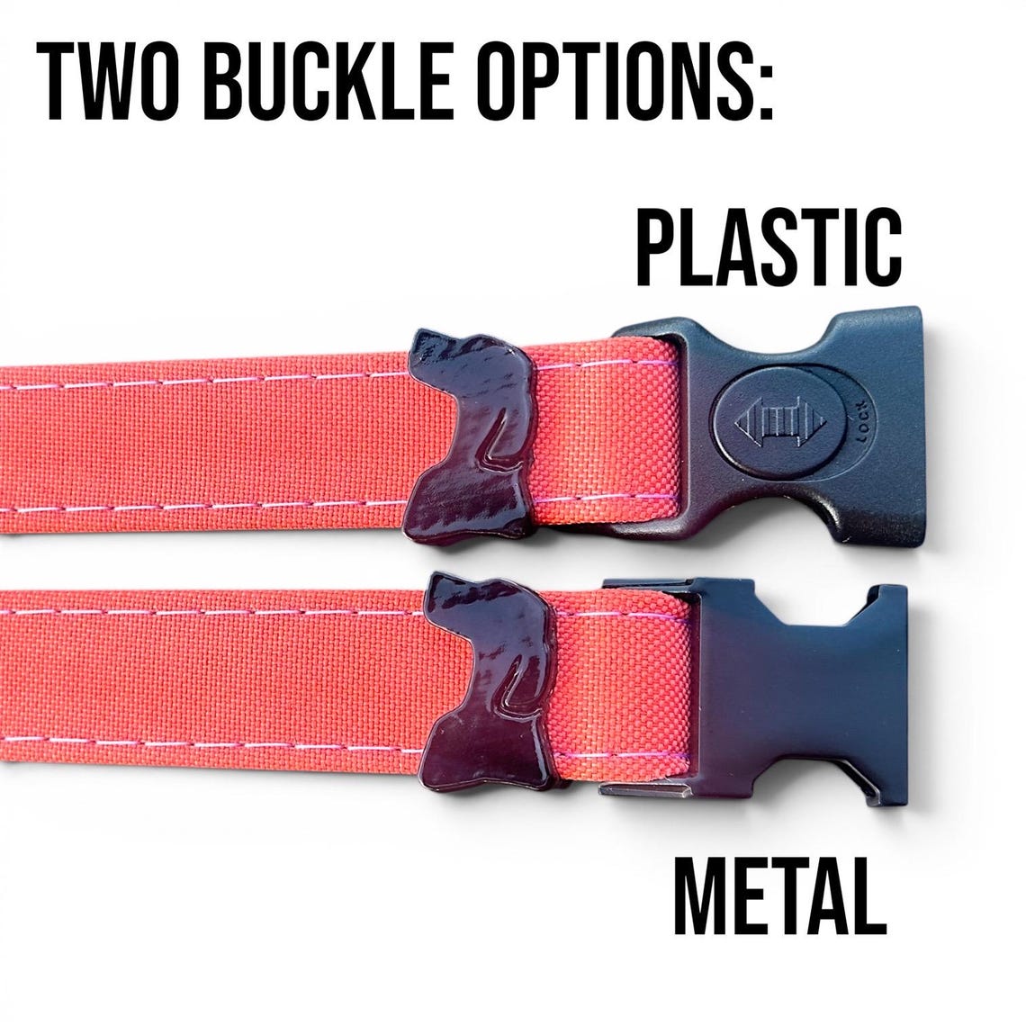 Rugged Waterproof AirTag Dog Collar with Built-In Holder