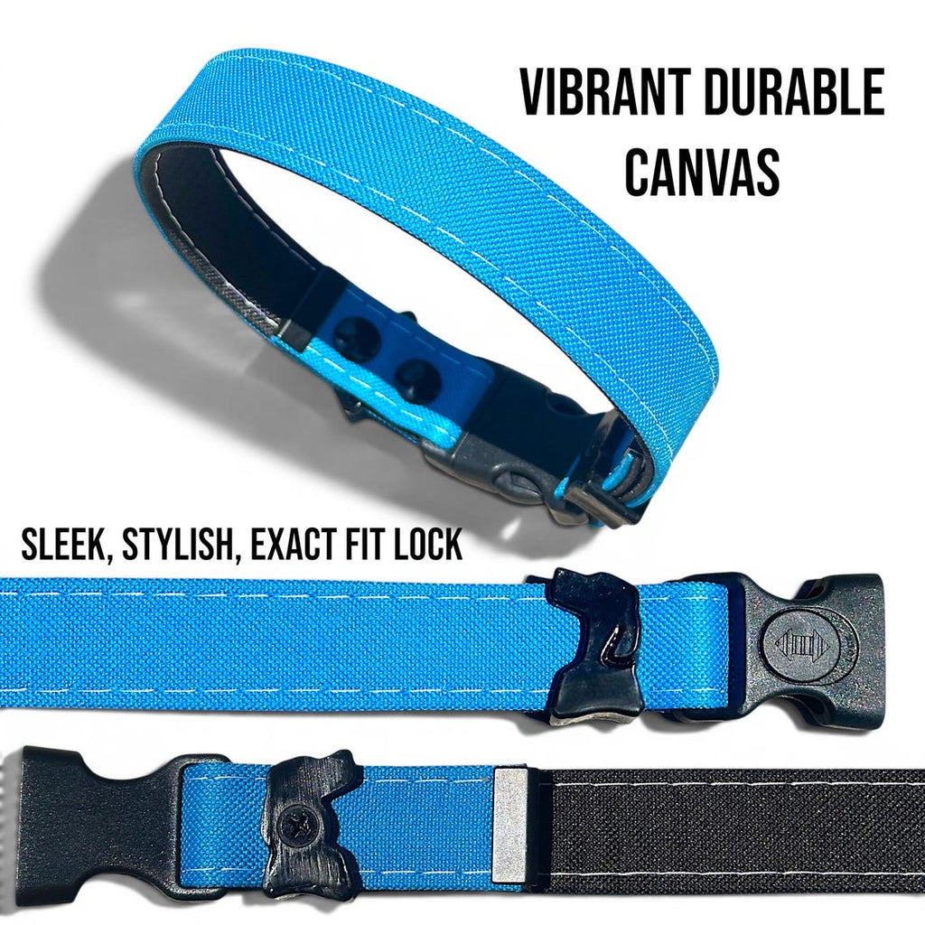 Rugged Waterproof AirTag Dog Collar with Built-In Holder