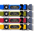 Rugged Waterproof AirTag Dog Collar with Built-In Holder